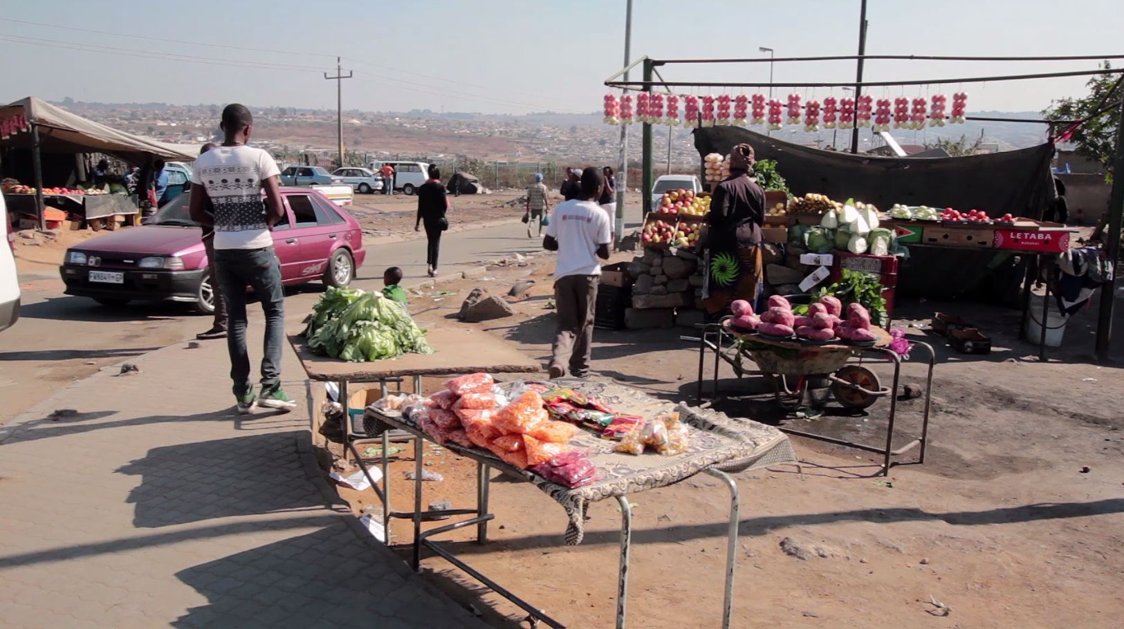 Informal market in South Africa